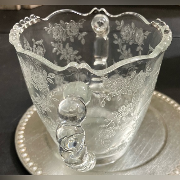 Vintage TIFFIN-FRANCISCAN June Night Etched Open Sugar Bowl - Picture 4 of 8